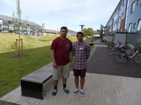 Demaig Murina  formand for ungerådet og 17 årige Patrick Raagaard